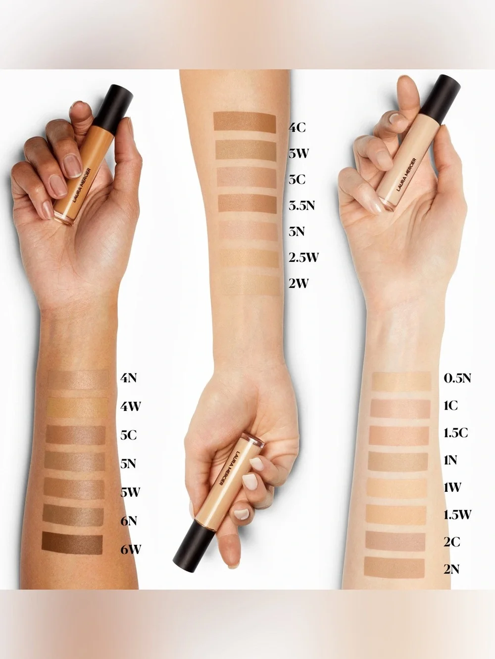 Laura Mercier flawless fusion ultra longwear concealer 5c walnut 7ml/0.23 fl oz